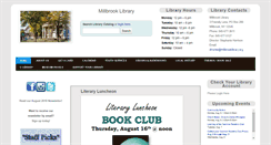 Desktop Screenshot of millbrooklibrary.org